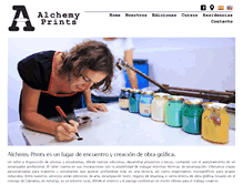 Tablet Screenshot of alchemyprints.com